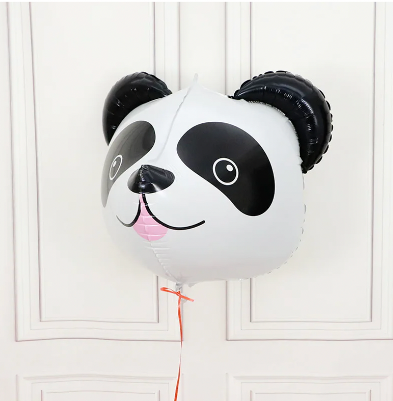 1PC Large 4D Giant Jungle Safari Animals Foil Balloons - Tiger, Elephant, Lion, Panda: Ideal for Birthday Parties & Kids' Toy Fun!
