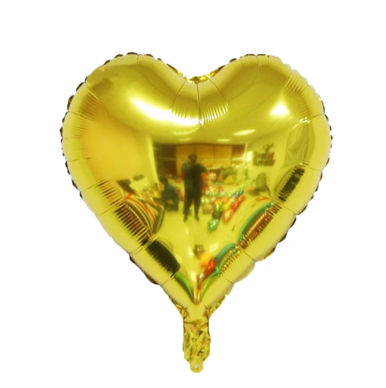10pcs 18-inch Multiple Colours Heart Foil Balloons: Engagement Helium Balloon Love Wedding Decorations for Birthday Party & Valentine's Day, Party Props Decor